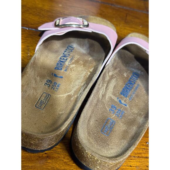 Birkenstock Madrid Big Buckle Sandal , Old Rose Nubuck  size 8 - Picture 3 of 7